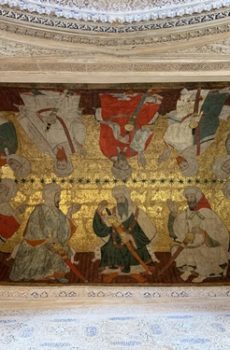 Pintura sala de los Reyes de la Alhambra