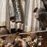 Detalle iconografía San Antón