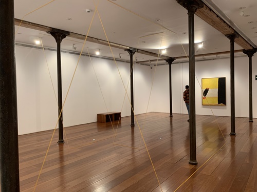 Un espacio intermedio 7, Fred Sandback, Centro José Guerrero, Granada