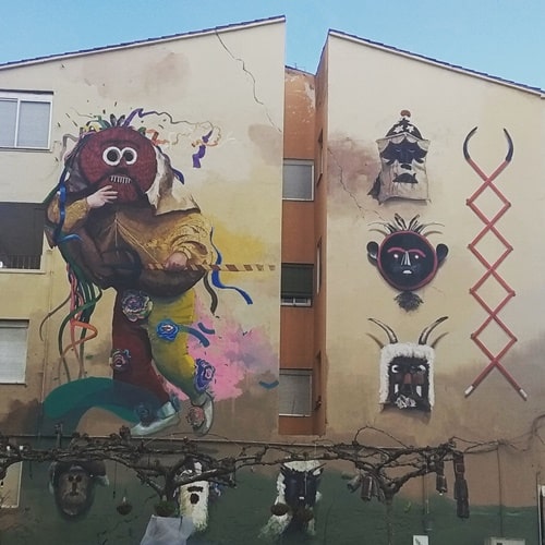 Mascaradas de Invierno. Landymaker. Arte Urbano. Zamora